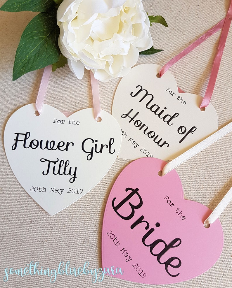 Wedding Hanger Tags for Bridesmaid Hangers or Bride Hanger. Etsy