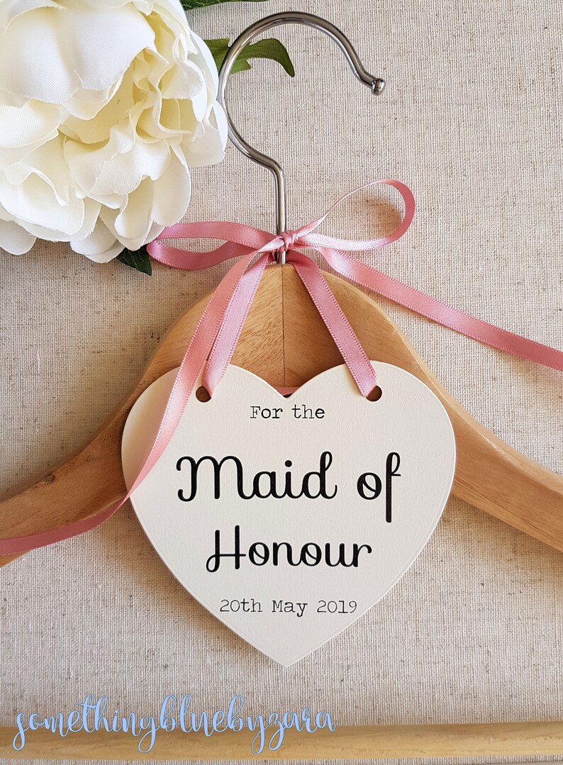 Wedding Hanger Tags for Bridesmaid Hangers or Bride Hanger. Etsy