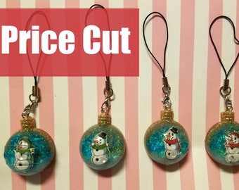 Snowman Ornament Resin Charms