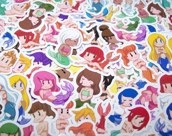 Mini Mermaids / Tiny Mermaid Stickers