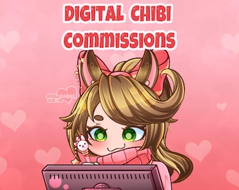 Digitale Chibi Auftragsarbeiten