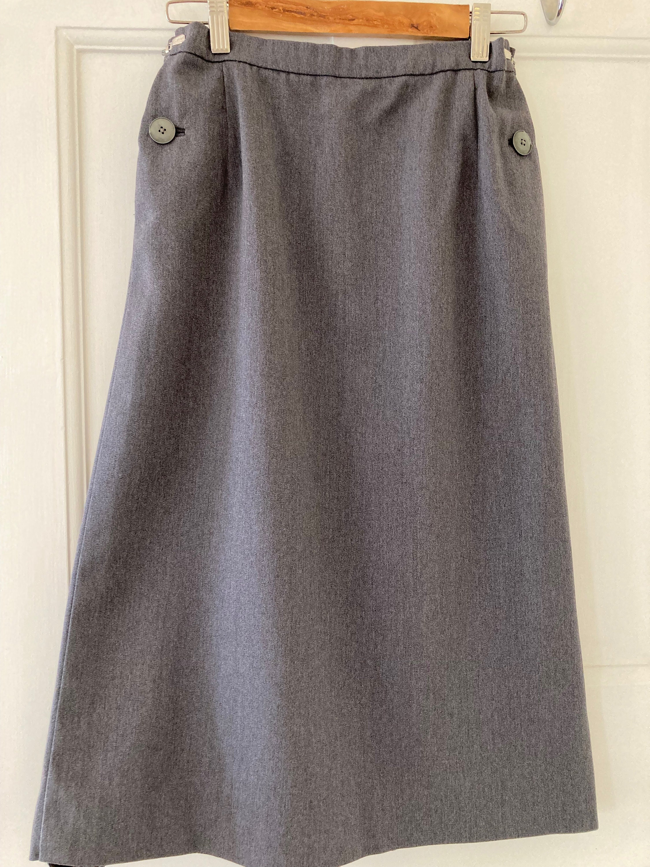 1950s Eastex Brand Mid Grey Wool Blend Pencil Skirt With - Etsy UK