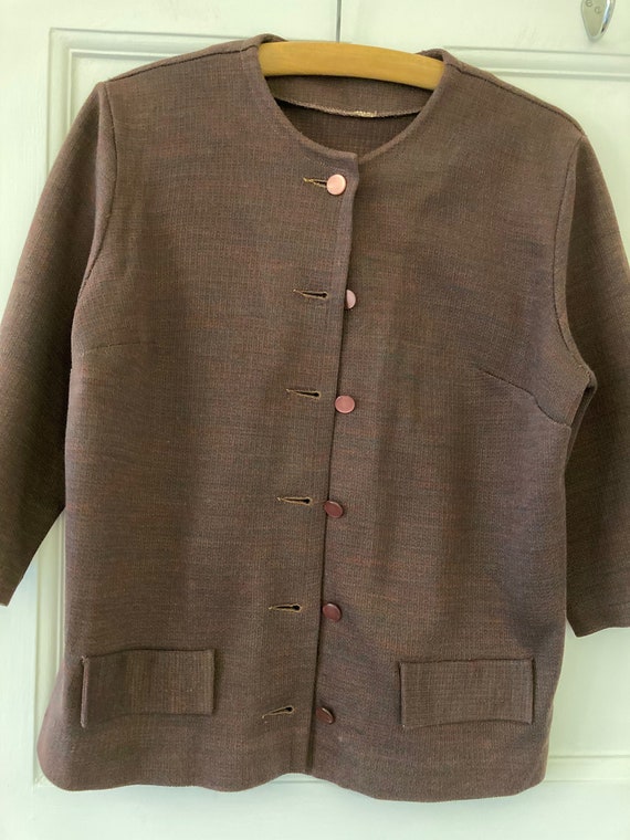 1950s brown green marl - Gem