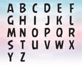 Angry birds font, Angry birds letters, Cut file font, Cricut font, PNG font, Alphabet font