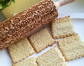 Happy Halloween rolling pin Pumpkin carved embossed rolling Halloween party cookies Gift for halloween Halloween embossed dough roller