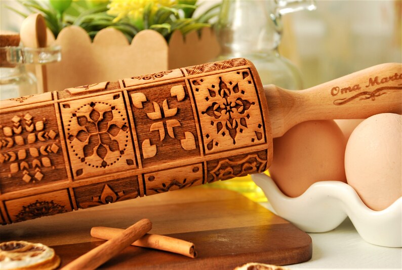 MANDALA Embossed Rolling Pin Engraved Rolling Pin Gifts for Etsy