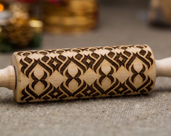Marocco pattern Seamless Texture Roller | Clay Roller I Pottery Roller I Polymer Clay Roller I Texture Rolling Pin | Springerle cookie mold