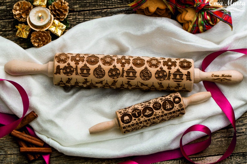 Image result for Merry Christmas Embossed Rolling Pin