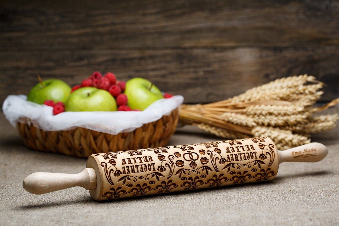 Personalized rolling pin Wedding gift for couple Gift for Etsy