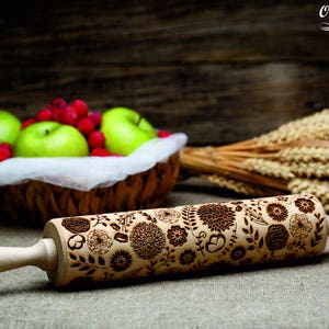 Christmas Xmas gifts Springele cookie mold decorating Baking tools Textured Embossed Rolling pin Gravierter nudelholz Carved cookie mold
