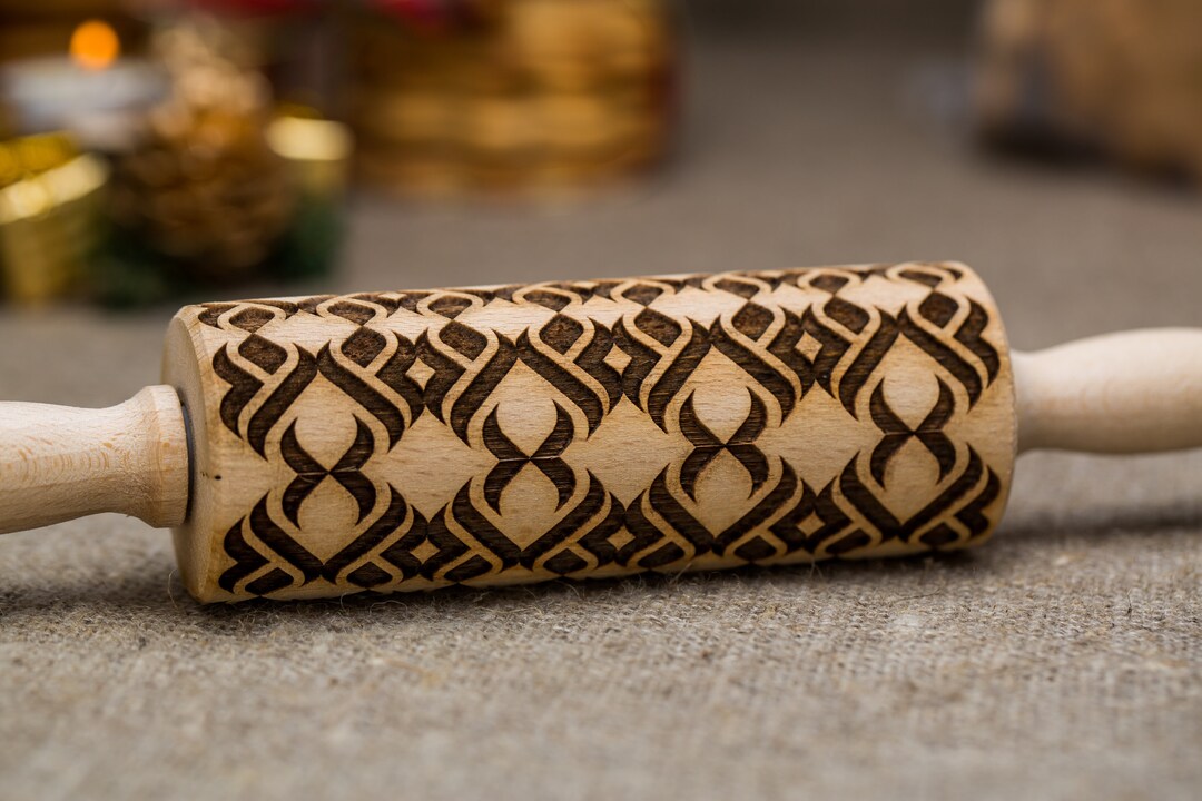 Moroccan Embossed Rolling Pin Wedding Gift for Sister From Bridge