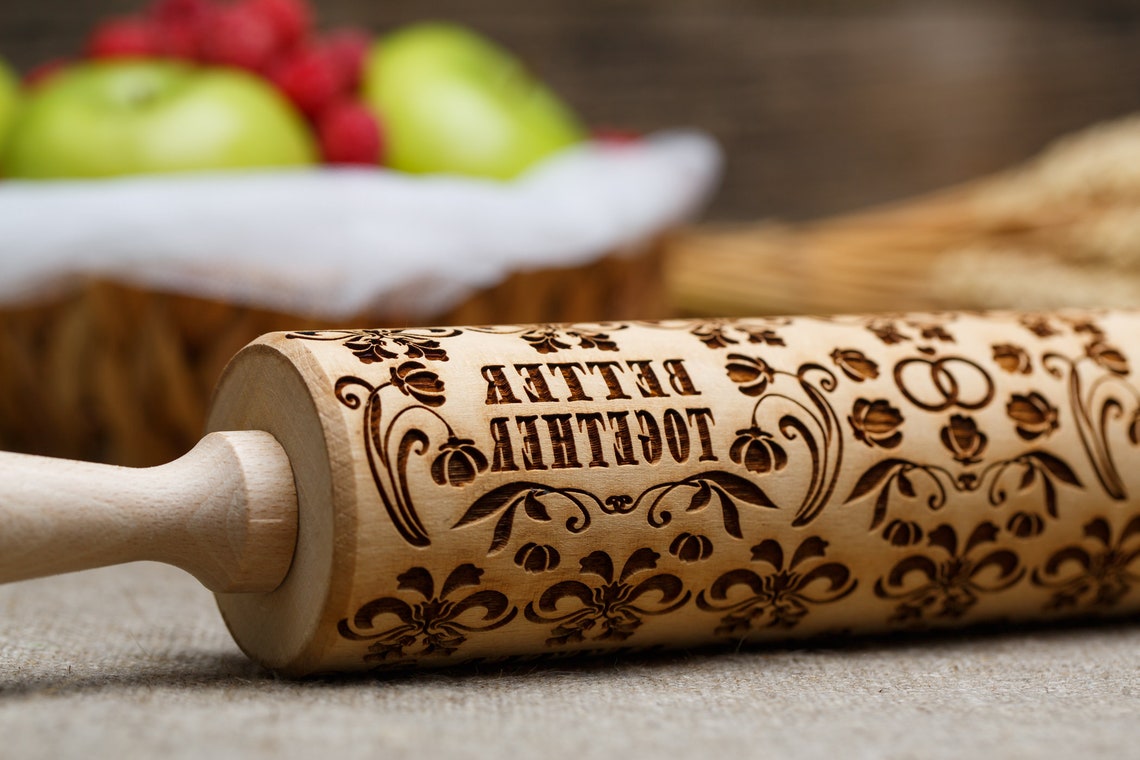 Personalized rolling pin Wedding gift for couple Gift for Etsy