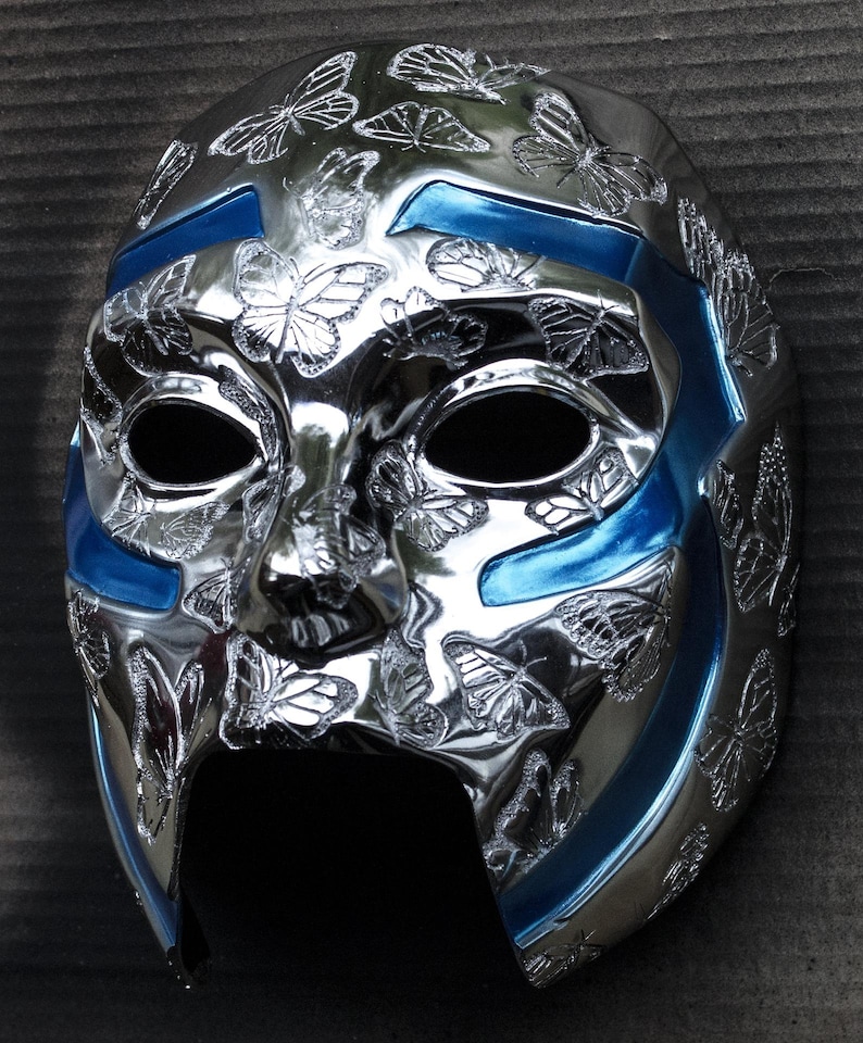 Johnny 3 TEARS SILVER mask from Hollywood Undead Etsy