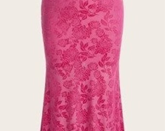 xl Pink trumpet style skirt
