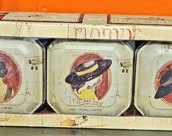 Vintage candles, vintage candle set,