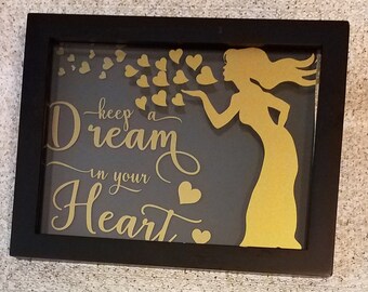 Decorative frame • Spiritual Art designs, black & gold • Gifts • • Gift Ideas • framed quote •  Wall Decor • Handmade gift