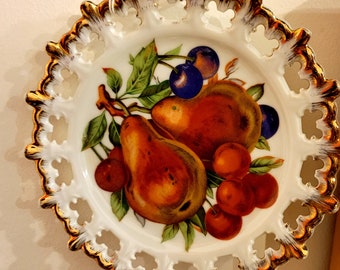 decorative plate,  pear plate