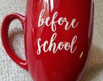 Teacher's gift, school gifts, teacher's thank you gift, decorative mug,  gift, large mug