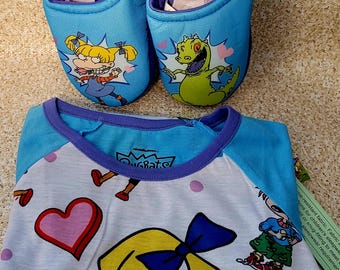 Rugrats slipper and sleeper set.
