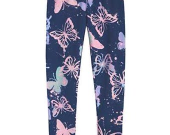 Big girl butterfly print leggings. Xl 18/20