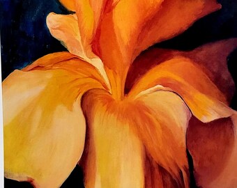 Beautiful floral giclee prints, large vibrant floral print, giclee floral art print, t