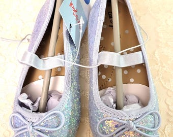 Toddler purple lily sequin shoes