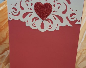 I love you card, card for wife, card for girlfriend, card for mother, card for sister, card daughter