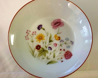 Strafford Summer Melody berry bowls, Stafford fine china dessert bowls, Mikasa fine china bowls