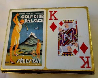 Vintage Golf Club  Deauville playing cards deck