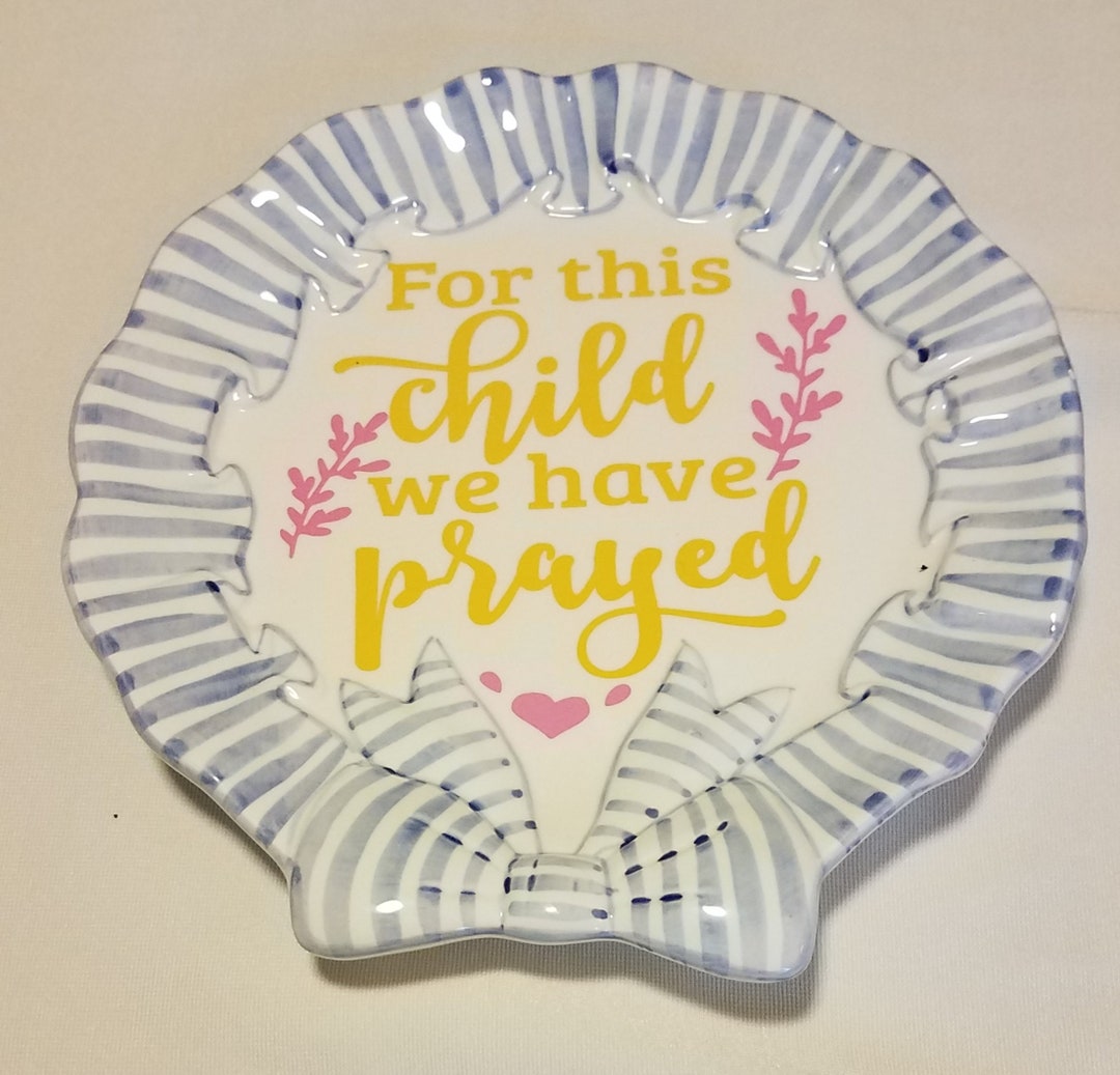 Nursery Plates Baby Room Gift Baby Gift Ideas Nursery Etsy