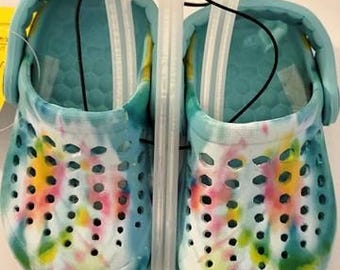 Rainbow color joybees toddler cloggs