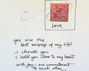Multipurpose greeting notes, art and calligraphy note, love notes for framing, calligraphy notes