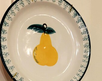 decorative plate,  pear plate