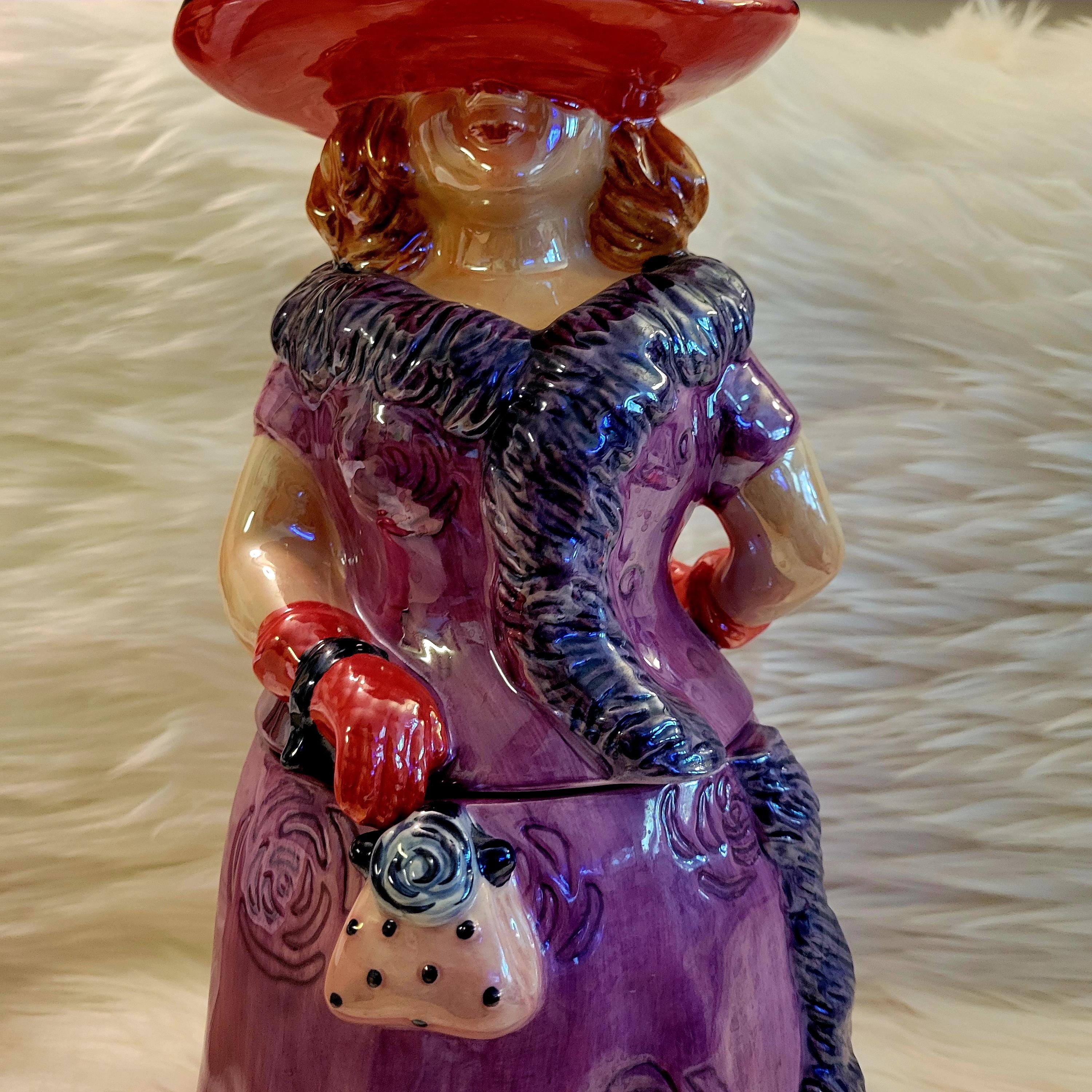 Cookie Jar Vintage Purple - Etsy