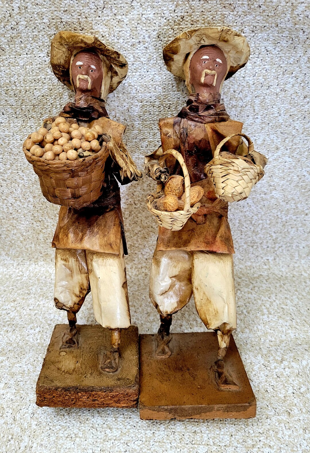Mexican Paper Mache Figurines Etsy