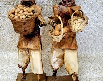 Mexican paper Mache figurines