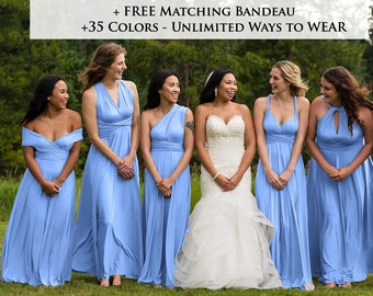 Baby blue infinity dress clearance