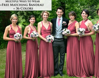 rose gold multiway dress