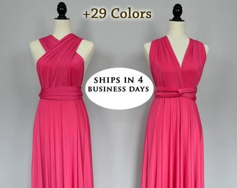 Fuchsia pink infinity dress 2025