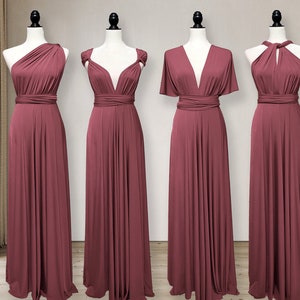 Infinity dress maroon styles hot sale
