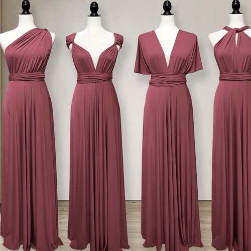 Rosewood Bridesmaid Dress infinity dress convertible Dress,multiwrap dress also available in Dusty Rose bridesmaid dress multiway dress Prom