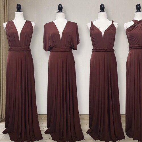 Chocolate Brown Bridesmaid Dress ...