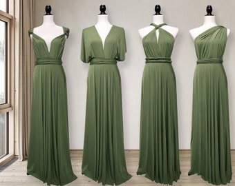 Olive green cocktail dress outlet