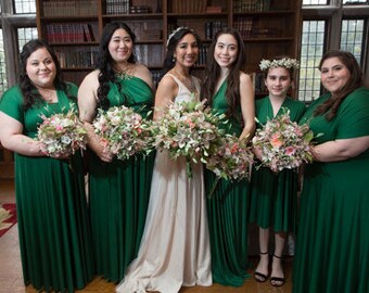 Cocktail Dresses Emerald Bridesmaid