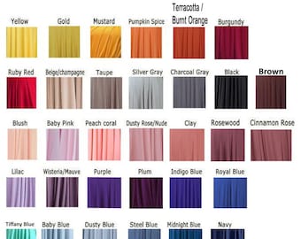 FREE Fabric Swatches / Fabric Sample for Convertible Dress / Infinity Dress/ Multiway Dress/ Multi Wrap Dress