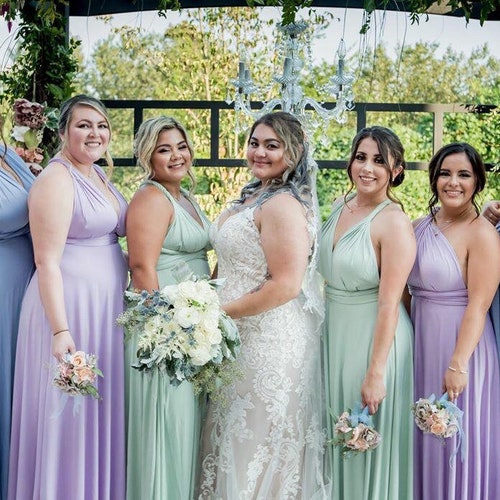 sage bridesmaid
