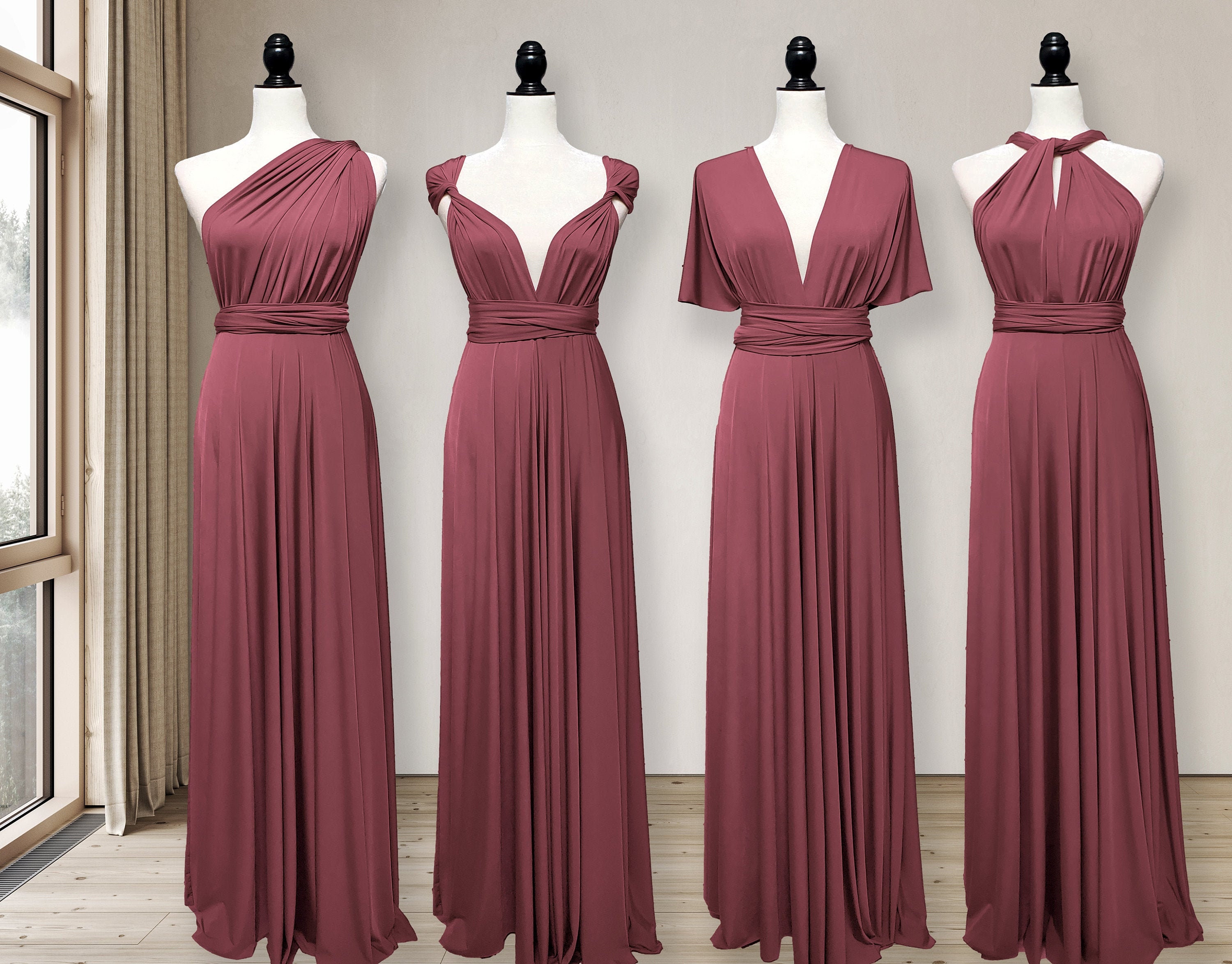 Rosewood Bridesmaid Dress Infinity Dress Convertible ...