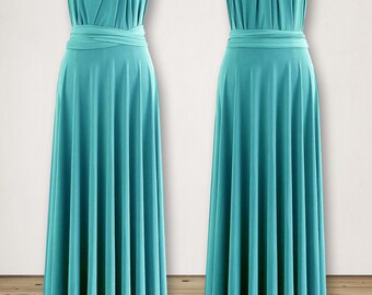 Aqua Blue Bridesmaid dress, Aqua infinity dress, prom dress, twist dress, Convertible dresses, cocktail dresses, Toga dress Aqua Blue Bridesmaid dress, Aqua infinity dress, prom dress, twist dress, Convertible dresses, cocktail dresses, Toga dress
