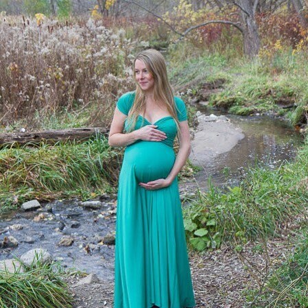 green sequin dress outfit HOSS Glam Wrap Dress main image 0