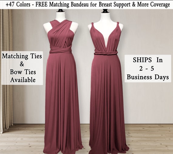 9 Popular Ways on How To Tie Multiway Bridesmaid Dresses